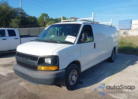 2010 Chevrolet Express 2500 Work Van z USA, uszkodzony, nr VIN 1GCZGGBG4A1103732